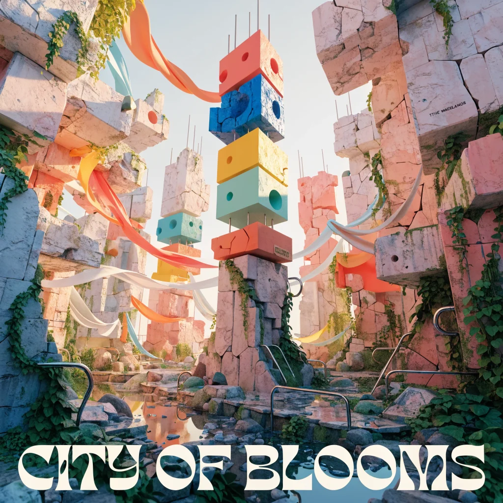 a ruined city