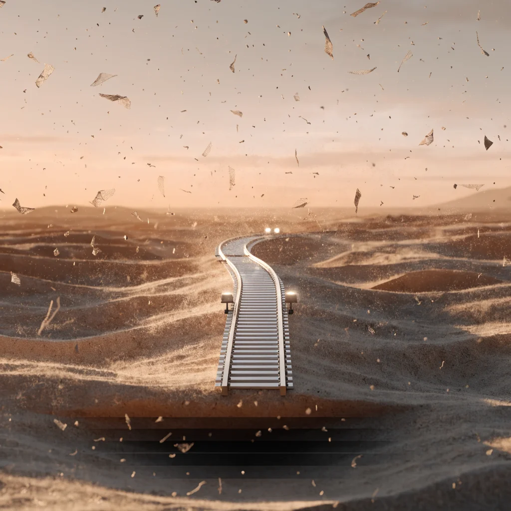 Heat Haze Rails